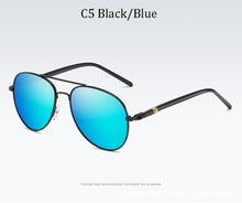Carica l&#39;immagine nel visualizzatore di Gallery, Occhiali da sole da uomo pilota Lenti polarizzate Marca Driving Designer montatura in lega per esterni occhiali da sole maschili Oculos De Sol UV400 209 