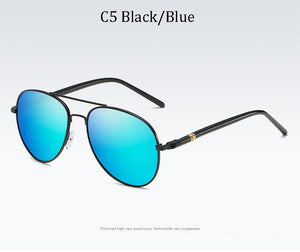 Occhiali da sole da uomo pilota Lenti polarizzate Marca Driving Designer montatura in lega per esterni occhiali da sole maschili Oculos De Sol UV400 209 