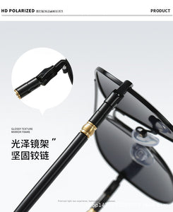 Occhiali da sole da uomo pilota Lenti polarizzate Marca Driving Designer montatura in lega per esterni occhiali da sole maschili Oculos De Sol UV400 209 