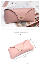 Load image into Gallery viewer, Men Women Glasses Case PU Leather Cover Sunglasses Case Portable Soft Glasses Box Pouch Bag Accessories