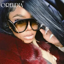 Load image into Gallery viewer, Men&#39;s And Women&#39;s Sunglasses Retro Oversized Wide-Leg Glasses  Brand Black Gradient Sunglasses Women Glasses UV400