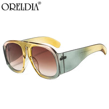 Load image into Gallery viewer, Men&#39;s And Women&#39;s Sunglasses Retro Oversized Wide-Leg Glasses  Brand Black Gradient Sunglasses Women Glasses UV400
