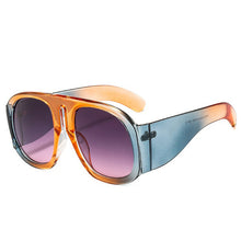 Load image into Gallery viewer, Men&#39;s And Women&#39;s Sunglasses Retro Oversized Wide-Leg Glasses  Brand Black Gradient Sunglasses Women Glasses UV400