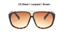 Load image into Gallery viewer, Men&#39;s Driving Sunglasses Black for Oversized Big Designer Sun Glsses for Woman and Man with Case Discount Frame