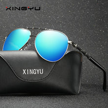 Load image into Gallery viewer, Men&#39;s Polarized Sunglasses UV400 Big Flame Glasses Driving Fishing Sung Lasses Bamboo Stripe Gafas De Sol Para Hombre