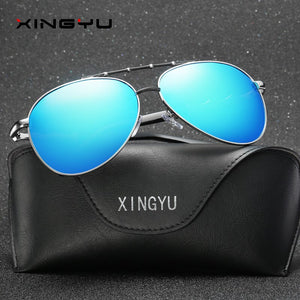 Men's Polarized Sunglasses UV400 Big Flame Glasses Driving Fishing Sung Lasses Bamboo Stripe Gafas De Sol Para Hombre