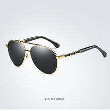 Load image into Gallery viewer, Men&#39;s Polarized Sunglasses UV400 Big Flame Glasses Driving Fishing Sung Lasses Bamboo Stripe Gafas De Sol Para Hombre