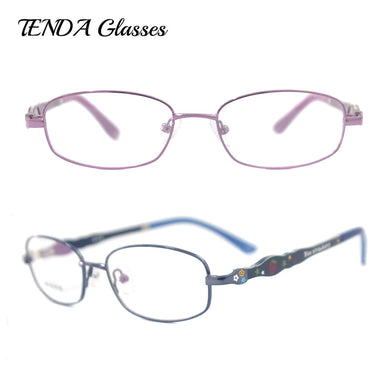 Metal & Acetate Lightweight Flexible Kids  Glasses Optical Frames