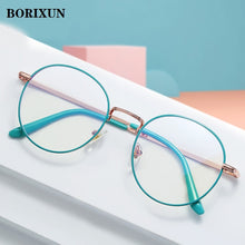Load image into Gallery viewer, Metal Anti Blue Light Glasses Men Women Classic Retro Round Frame Models Myopia Optical Eyeglasses Frames