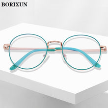 Load image into Gallery viewer, Metal Anti Blue Light Glasses Men Women Classic Retro Round Frame Models Myopia Optical Eyeglasses Frames
