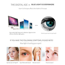 Load image into Gallery viewer, Metal Anti Blue Ray Reading Glasses Full Frame Square Gold  Presbyopic Glasses Comfortable Computer Eyeglasses Men Women