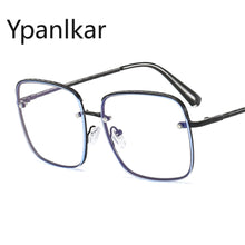 Load image into Gallery viewer, Metal Frame Anti Blue Light Glasses Color Baking Paint Gorgeous Street Shooting Face Trimming Personalized Sunglasses