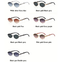 Load image into Gallery viewer, Metal Frame Ladies Sunglasses Men's Vintage 2023  Brand Designer Square Sun Glasses Women's Retro Eyeglasses UV400