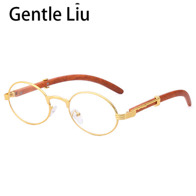 Metal Frame Round Sunglasses For Men's 2023 Vintage  Brand Designer Sun Glasses Women's Retro Eyeglasses UV 400