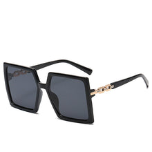 Carica l&#39;immagine nel visualizzatore di Gallery, Occhiali da sole con montatura in metallo Occhiali da vista quadrati con braccia grandi Occhiali da vista da esterno Designer di marca per donne Occhiali da sole Gafas Oculos UV400 