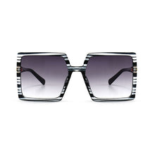 Carica l&#39;immagine nel visualizzatore di Gallery, Occhiali da sole con montatura in metallo Occhiali da vista quadrati con braccia grandi Occhiali da vista da esterno Designer di marca per donne Occhiali da sole Gafas Oculos UV400 