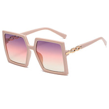 Carica l&#39;immagine nel visualizzatore di Gallery, Occhiali da sole con montatura in metallo Occhiali da vista quadrati con braccia grandi Occhiali da vista da esterno Designer di marca per donne Occhiali da sole Gafas Oculos UV400 