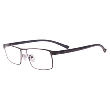 Load image into Gallery viewer, Metal Full Rim Men and Women Rectangle Spectacle Frames For Prescription Myopia Reading Bifocal Progressive Lenses