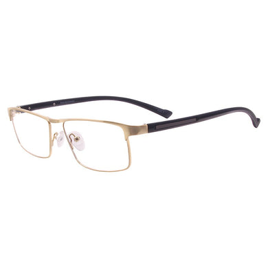 Metal Full Rim Men and Women Rectangle Spectacle Frames For Prescription Myopia Reading Bifocal Progressive Lenses