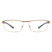 Carica l&#39;immagine nel visualizzatore di Gallery, Metal Full Rim Men and Women Rectangle Spectacle Frames For Prescription Myopia Reading Bifocal Progressive Lenses