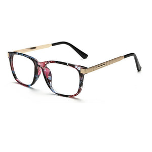 Metal Glasses Women Retro Vintage Reading Myopia Eyeglasses Frame Men Square Glasses Optical Clear Eyewear Oculos
