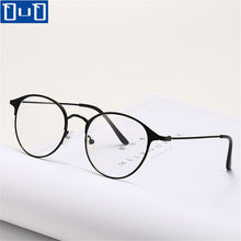 Load image into Gallery viewer, Metal Round Frame Myopia Glasses Classic Women Men Optical Eyeglasses Ultralight Vision Care Eyewear -10~-40
