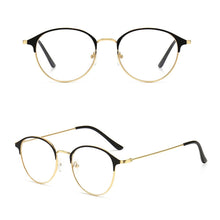Load image into Gallery viewer, Metal Round Frame Myopia Glasses Classic Women Men Optical Eyeglasses Ultralight Vision Care Eyewear -10~-40