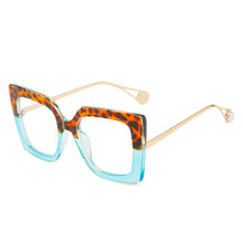 Carica l&#39;immagine nel visualizzatore di Gallery, Occhiali quadrati in metallo con blocco computer montatura per occhiali lenti trasparenti occhiali anti blu occhiali per occhiali Oculos De Grau Feminino 