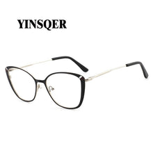 Load image into Gallery viewer, Metal Square Female Prescription Glasses Frame For Women Retro Myopia Optical Lenses Eyeglasses Frames For Sight Minus