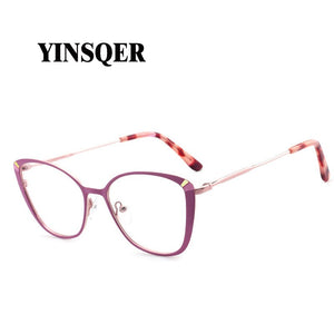 Metal Square Female Prescription Glasses Frame For Women Retro Myopia Optical Lenses Eyeglasses Frames For Sight Minus
