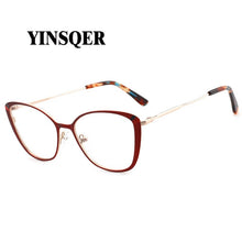 Load image into Gallery viewer, Metal Square Female Prescription Glasses Frame For Women Retro Myopia Optical Lenses Eyeglasses Frames For Sight Minus