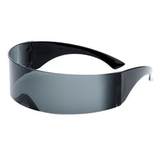 Load image into Gallery viewer, Mirror Silver Futuristic Wrap Around Sunglasses Women Cool Sunglasses Mask Funny Glasses Halloween Party For Men Eyewear
