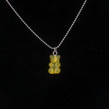 Load image into Gallery viewer, Fashion Multicolor Transparent Bear Necklace Cute Candy Color Resin Gummy Bear Pendant Necklace Women Jewelry