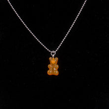 Load image into Gallery viewer, Fashion Multicolor Transparent Bear Necklace Cute Candy Color Resin Gummy Bear Pendant Necklace Women Jewelry