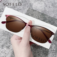 Load image into Gallery viewer, Myopia Optical Glasses Frame Women Prescription Eyeglasses Frame Ladies Red Stainless Steel Spectacles Frame Brand 2023