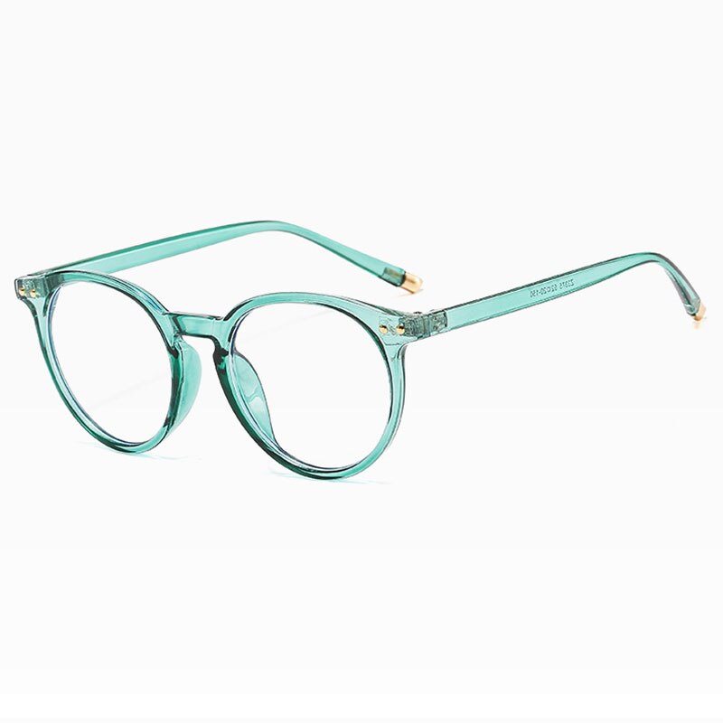 Anti-Blue Ray Spectacles Unisex Plastic Frame Glasses Round Eyewear Full Rim Selling