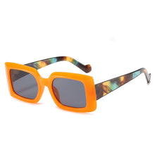Carica l&#39;immagine nel visualizzatore di Gallery, Occhiali da sole quadrati Designer di marca Donna Occhiali da sole con montatura piccola UV400 Tonalità Occhiali da donna Oculos de sol