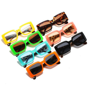 Occhiali da sole quadrati Designer di marca Donna Occhiali da sole con montatura piccola UV400 Tonalità Occhiali da donna Oculos de sol