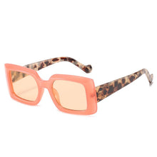 Carica l&#39;immagine nel visualizzatore di Gallery, Occhiali da sole quadrati Designer di marca Donna Occhiali da sole con montatura piccola UV400 Tonalità Occhiali da donna Oculos de sol