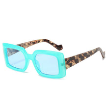 Carica l&#39;immagine nel visualizzatore di Gallery, Occhiali da sole quadrati Designer di marca Donna Occhiali da sole con montatura piccola UV400 Tonalità Occhiali da donna Oculos de sol