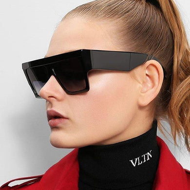 Square Sunglasses Women Men 2023  Brand Designer Black Oversized Shades Sun Glasses Male Mirror Summer Eyewear