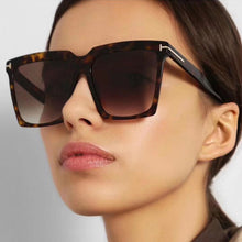 Load image into Gallery viewer, Women Oversized Square Sunglasses  Brand Designer Ladies Sun Glasses Vintage Shades UV400 Eyewear