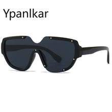 Load image into Gallery viewer, Occident Style One-piece Lenses Steampunk Sunglasses for Women/men Cycling Driving UV Protection  Designer Oculos