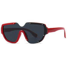 Load image into Gallery viewer, Occident Style One-piece Lenses Steampunk Sunglasses for Women/men Cycling Driving UV Protection  Designer Oculos