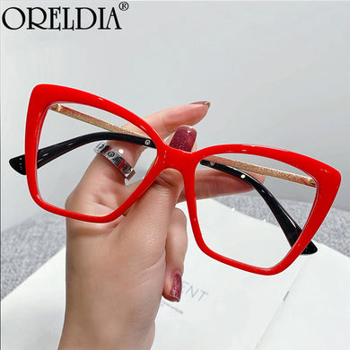 Optical Anti-blue Eyeglasses Frames Women Cat Eye  Brand Designer Glasses Female Optical Eyewear Frame UV400