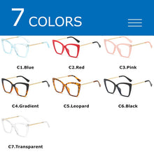 Load image into Gallery viewer, Optical Anti-blue Eyeglasses Frames Women Cat Eye  Brand Designer Glasses Female Optical Eyewear Frame UV400