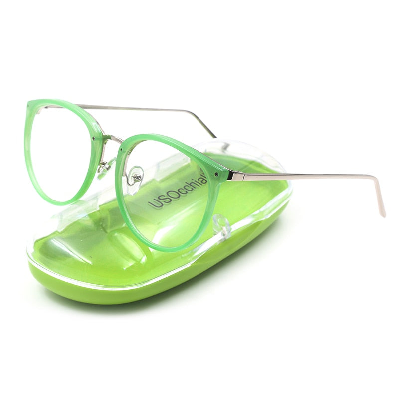 Optical Eyeglasses Frame myopia Full Rim Metal Women Spectacles Eye glasses Oculos de Grau Eyewear Prescription Eyewear