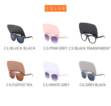 Load image into Gallery viewer, Outdoors Shading Sunglasses Hat Flip Glasses For Women Oversized Male Eye Glasses Sunshade Oculos De Sol Sunglasses