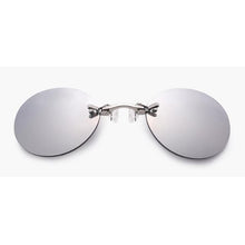 Load image into Gallery viewer, Oval Rimsless Clamp Nose Sunglasses The Matrix Morpheus Same Style Men Women Clip On Nose Sun Glasses Cool Spectacles