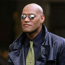 Load image into Gallery viewer, Oval Rimsless Clamp Nose Sunglasses The Matrix Morpheus Same Style Men Women Clip On Nose Sun Glasses Cool Spectacles